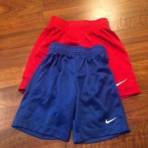 Nike Boys mesh shorts lot of 2 - 4T/XXS 4